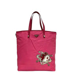 Prada Tote Bag Pink Tessuto B4605 C Nylon