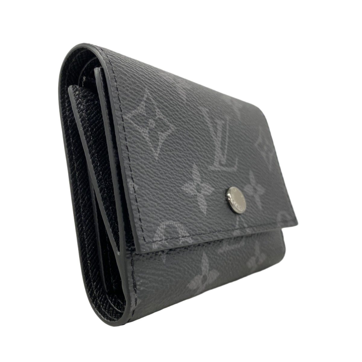 Louis Vuitton Trifold Wallet Monogram Eclipse Victor Black — view 2