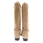 Hermes Jumping Suede Long Boots Z Beige 36 — view 3