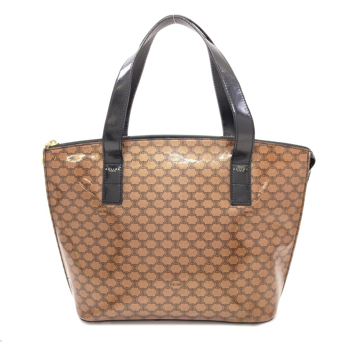 Celine Macadam Tote Enamel