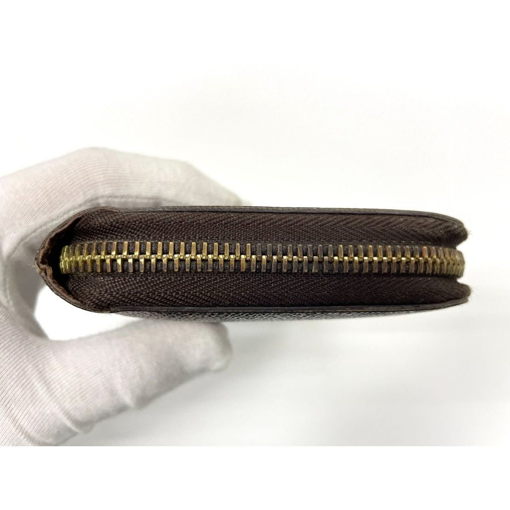 Louis Vuitton Monogram Zippy Wallet Round Zip Brown — view 6