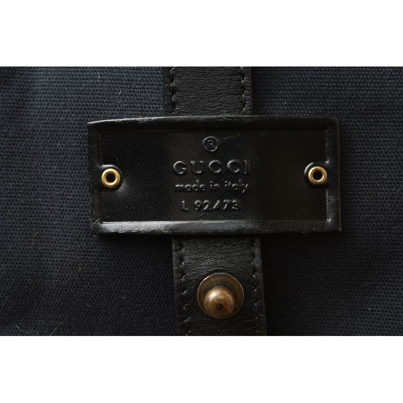 Gucci Shoulder Bag Vintage 2-Way One Body Black 92473 — view 5