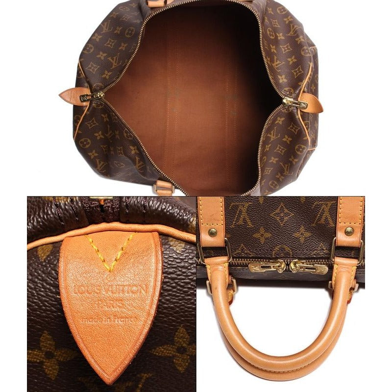 Louis Vuitton Boston Bag Double Zipper Closure Gold Hardware Keepall 50 — view 3