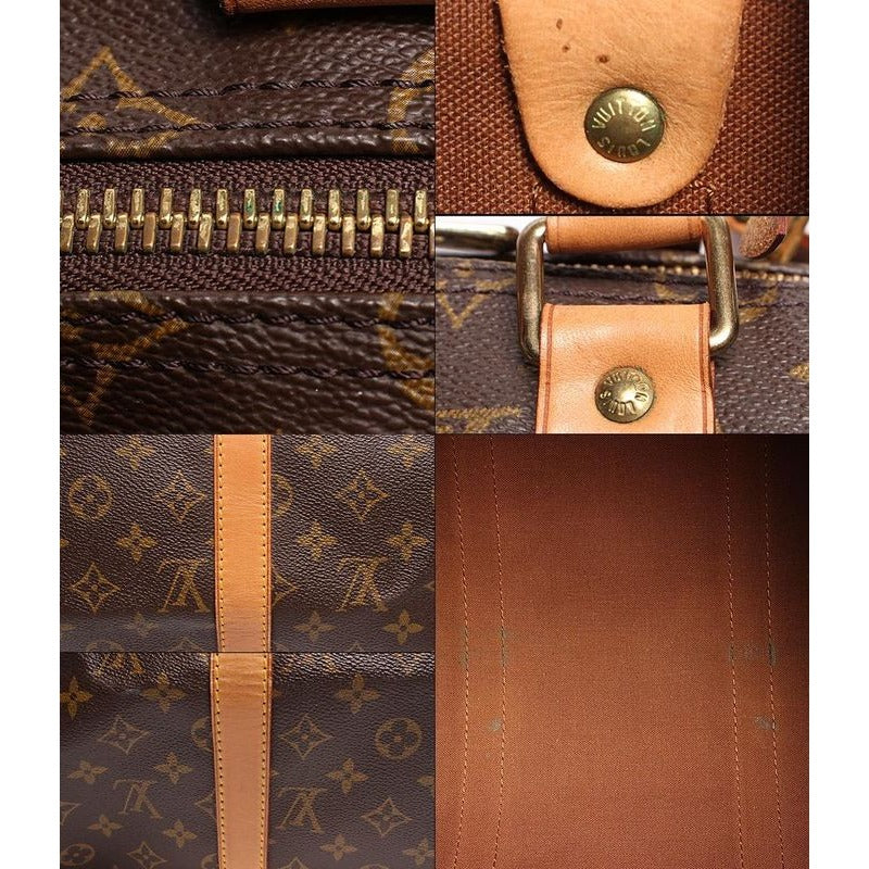 Louis Vuitton Boston Bag Double Zipper Closure Gold Hardware Keepall 50 — view 7
