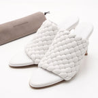 Bottega Veneta Cover Trench Mule 36.5 Sandals High Heels Leather Shoes