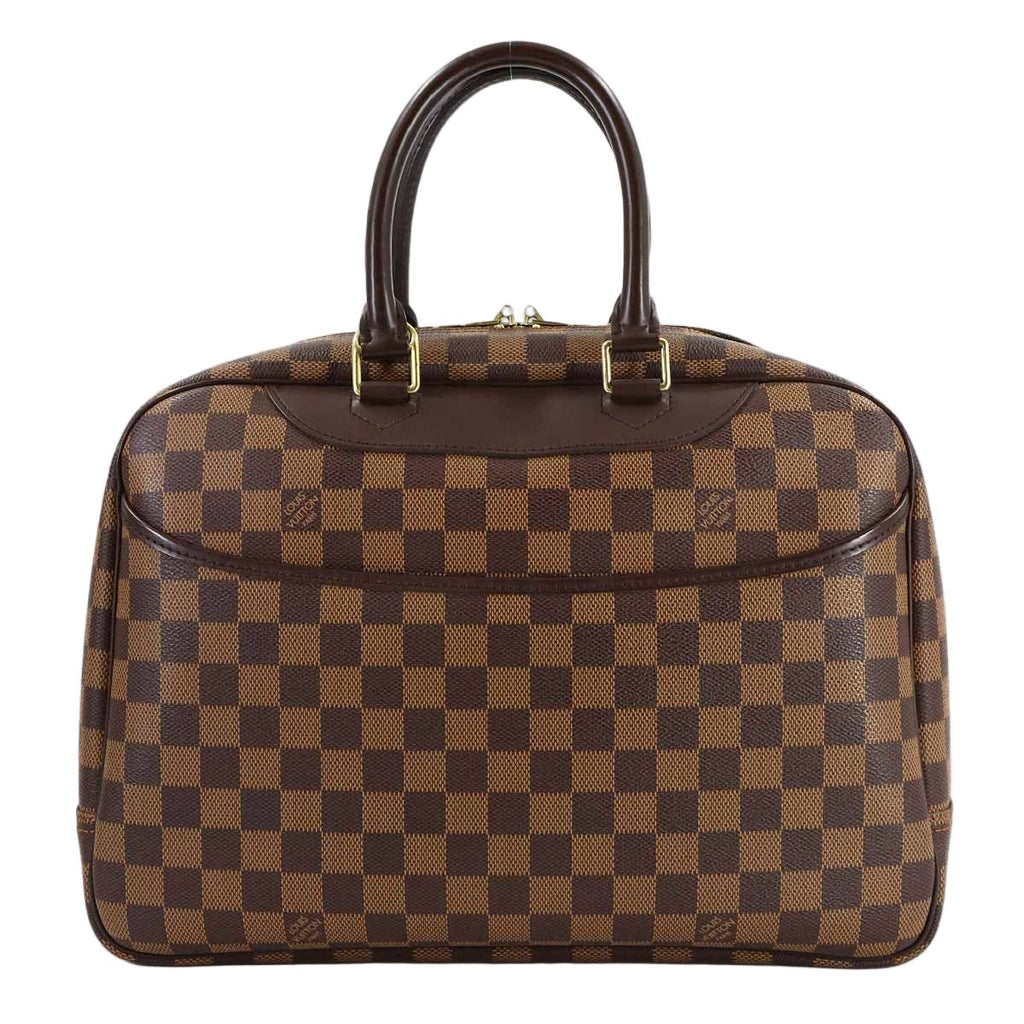 Louis Vuitton Damier Deauville Personal Hand Bag Ebene