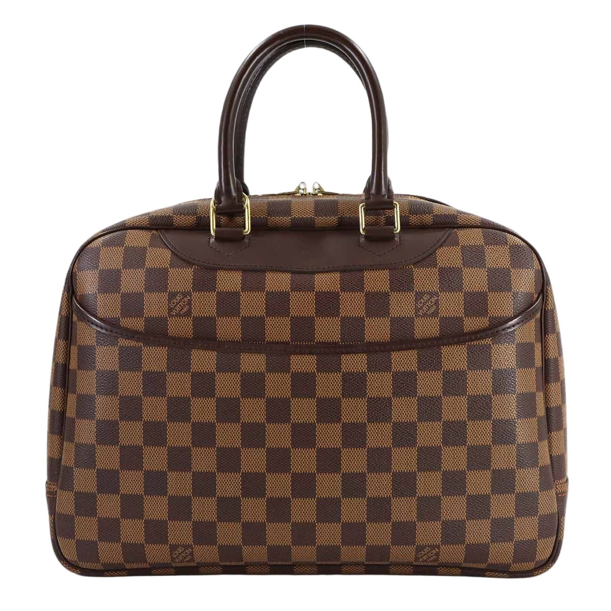 Louis Vuitton Damier Deauville Personal Hand Bag Ebene