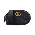 Gucci GG Marmont Black Leather Handbag