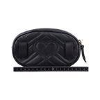 Gucci GG Marmont Black Leather Handbag — view 2