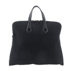 Hermes Sac Eve MM Leather Canvas Tote Shoulder