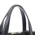 Hermes Sac Eve MM Leather Canvas Tote Shoulder — view 2