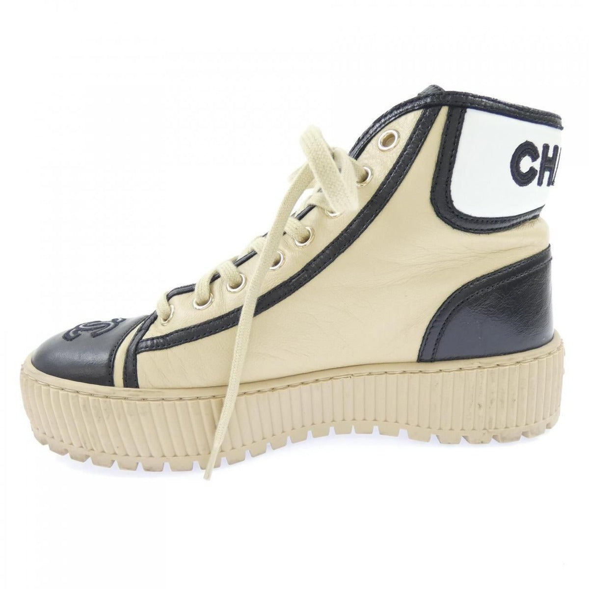 Chanel Sneakers Black 36 Beige — view 2