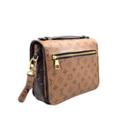 Louis Vuitton Pochette Metis Monogram Reverse 2-Way Shoulder Leather Brown — view 2