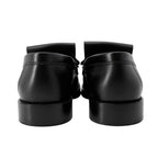 Hermes Moccasins Impact Calf Leather 36.5 Shoes Black — view 3
