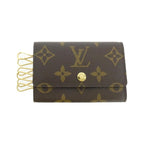 Louis Vuitton Monogram Multicles Key Case Holder Brown Marron