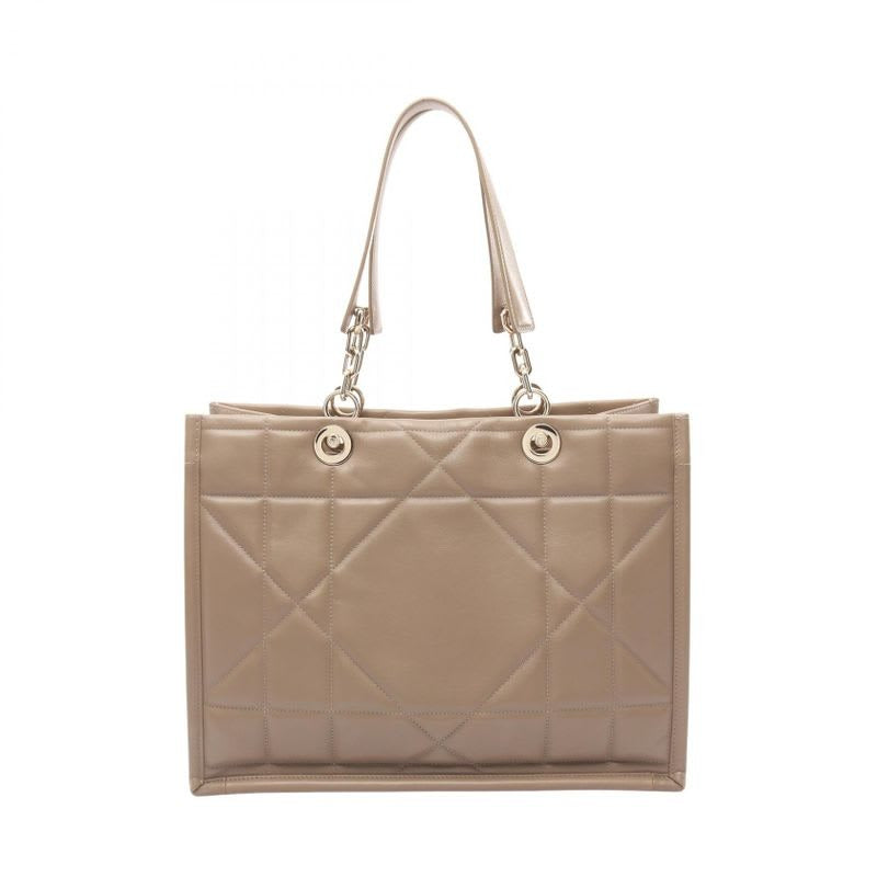 Dior Tote Bag Essential Medium Archicannage Grey Leather Archicanage — view 2