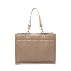 Dior Tote Bag Essential Medium Archicannage Grey Leather Archicanage — view 2