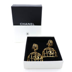 Chanel Birdcage Gold Plated 93 P 31.9 g Earrings — view 9