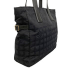 Chanel Tote New Travel Nylon Black Gold — view 2