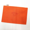 Hermes Yachting GM Orange Canvas Shoulder Bag