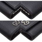 Gucci Double Leather Key Case Key Holder — view 3