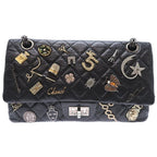 Chanel Shoulder 2.55 Black Bag — view 2
