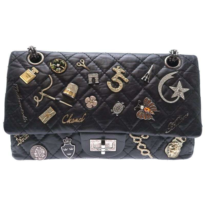 Chanel Shoulder 2.55 Black Bag — view 2