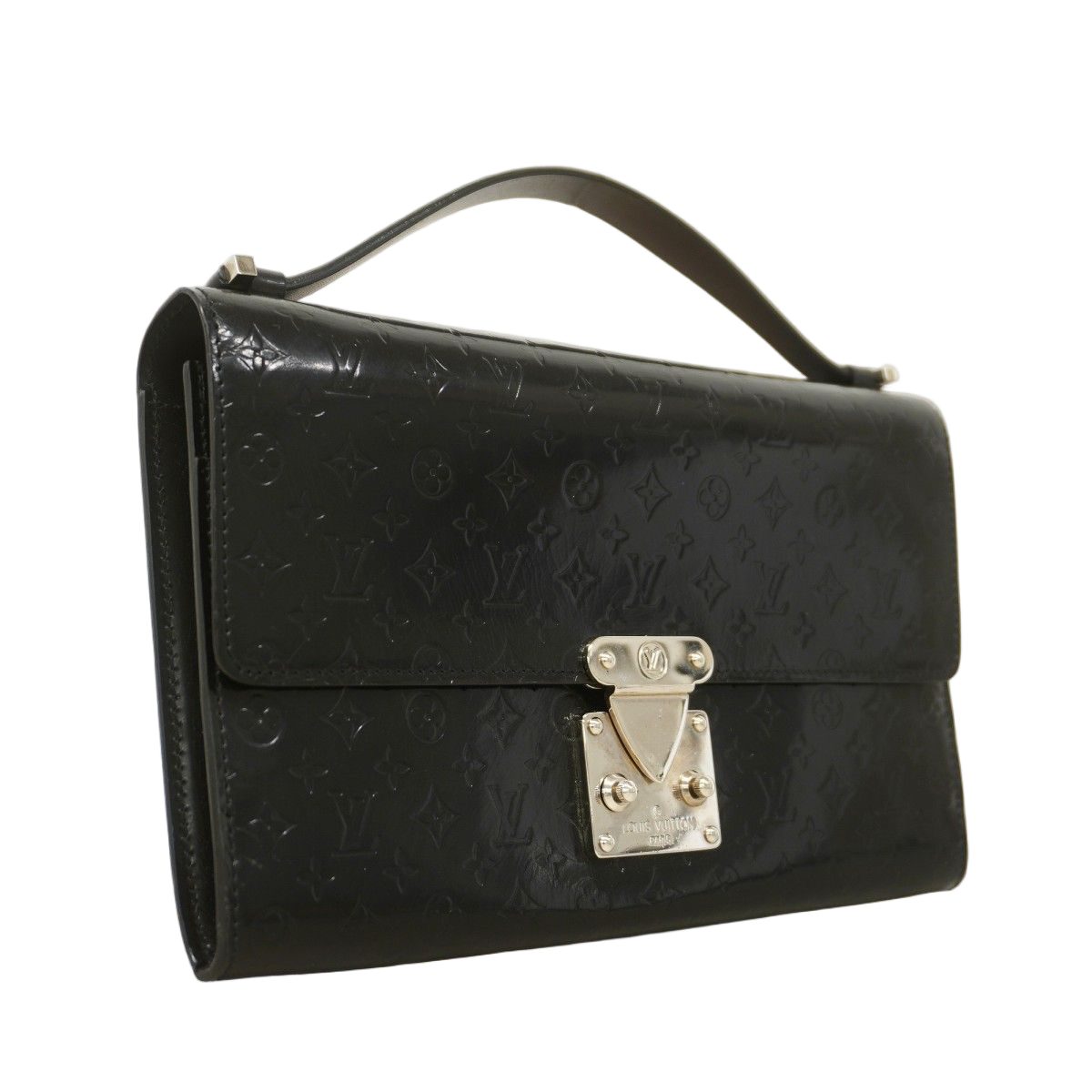 Louis Vuitton Handbag Monogram Mini Glace Anushka MM Noir — view 2