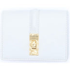 Celine Small Trifold Card Case White