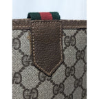 Gucci GG Supreme Sherry Line Leather Brown Tote Vintage — view 5