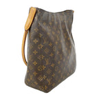 Louis Vuitton Shoulder Bag Monogram Looping GM Brown — view 2