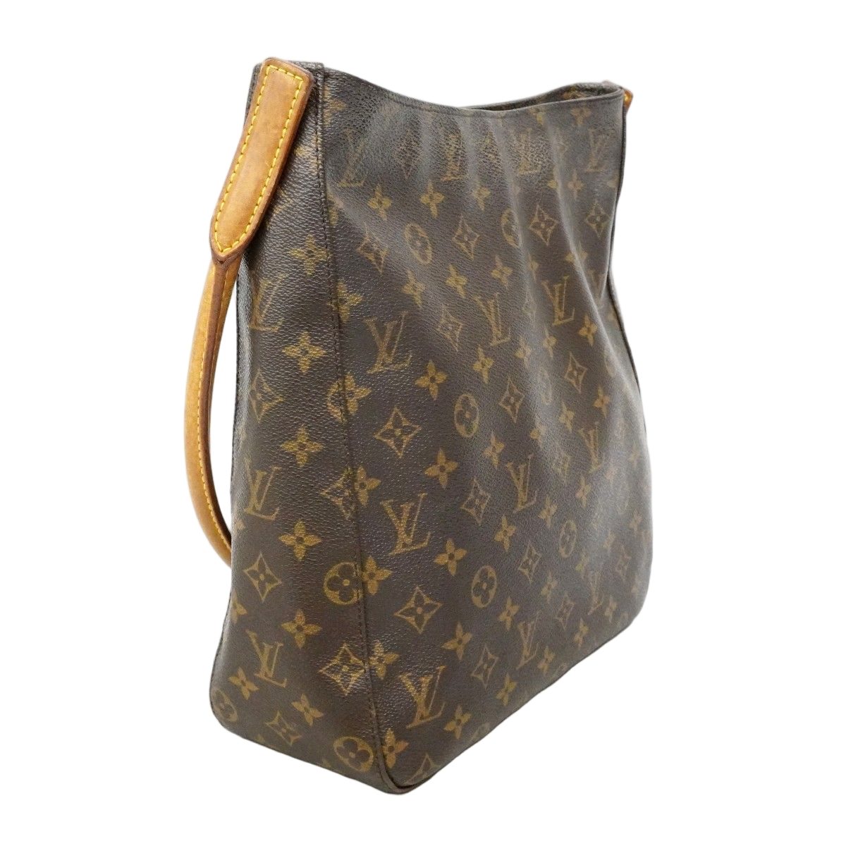 Louis Vuitton Shoulder Bag Monogram Looping GM Brown — view 2