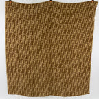 Fendi Scarf Brown Silk Vintage — view 2