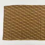 Fendi Scarf Brown Silk Vintage — view 4