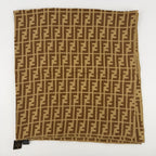 Fendi Scarf Brown Silk Vintage — view 7