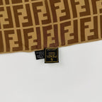 Fendi Scarf Brown Silk Vintage — view 8