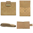 Gucci Fold Wallet with Beige Stripe Line Double Hook — view 2