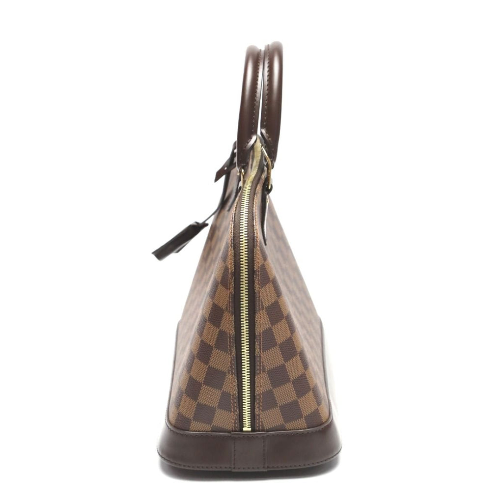 Louis Vuitton Damier 2-Way Alma PM Handbag Brown — view 4