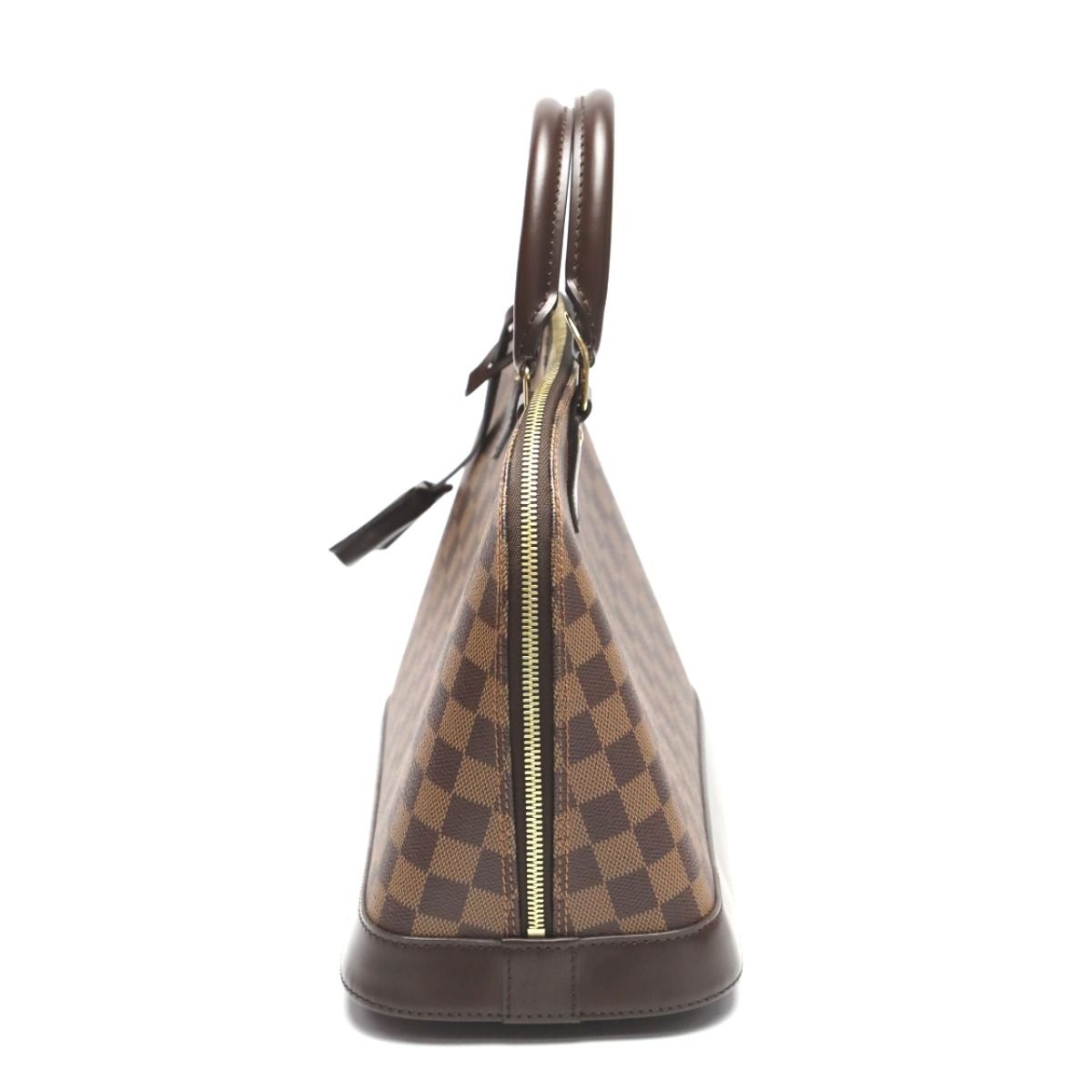Louis Vuitton Damier 2-Way Alma PM Handbag Brown — view 4