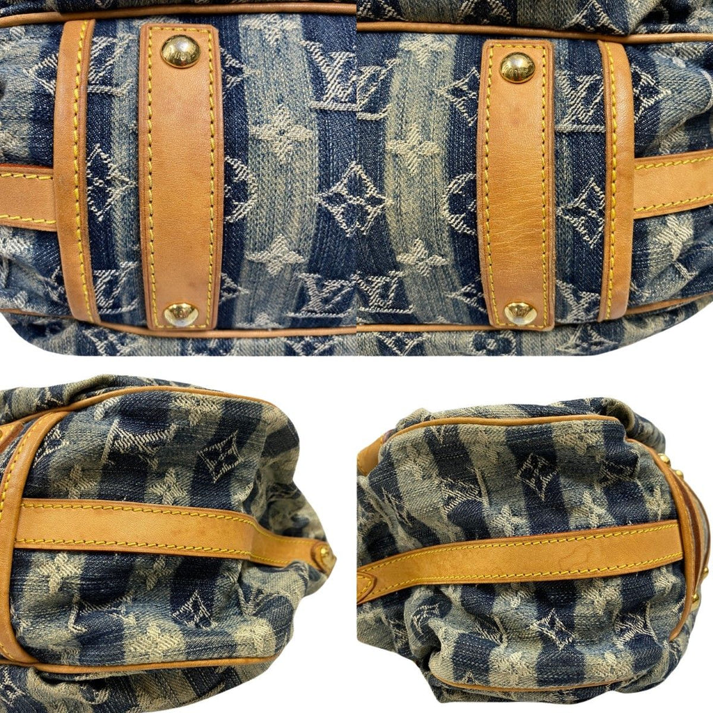 Louis Vuitton Monogram Denim Porte Epol Rayet MM Shoulder Bag — view 7