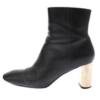 Celine Bambam Side Zip Metal Heel Ankle Boots Black 36 1 2 — view 2