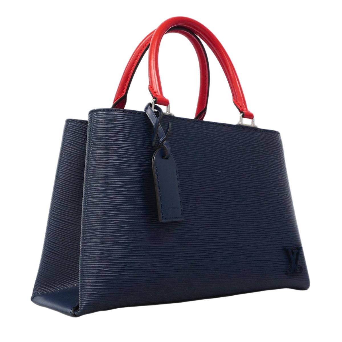 Louis Vuitton Handbag Epi Cles Veil PM Andigo Coquelicot 2-Way — view 2