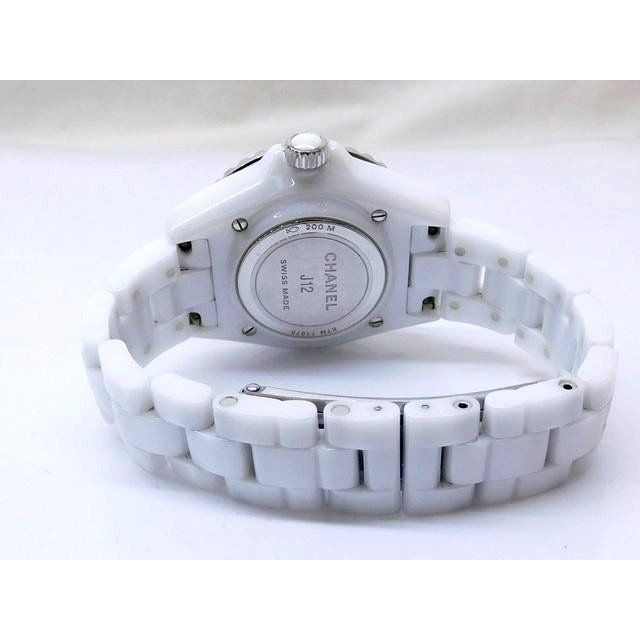Chanel White Ceramic Watch Quartz — view 2