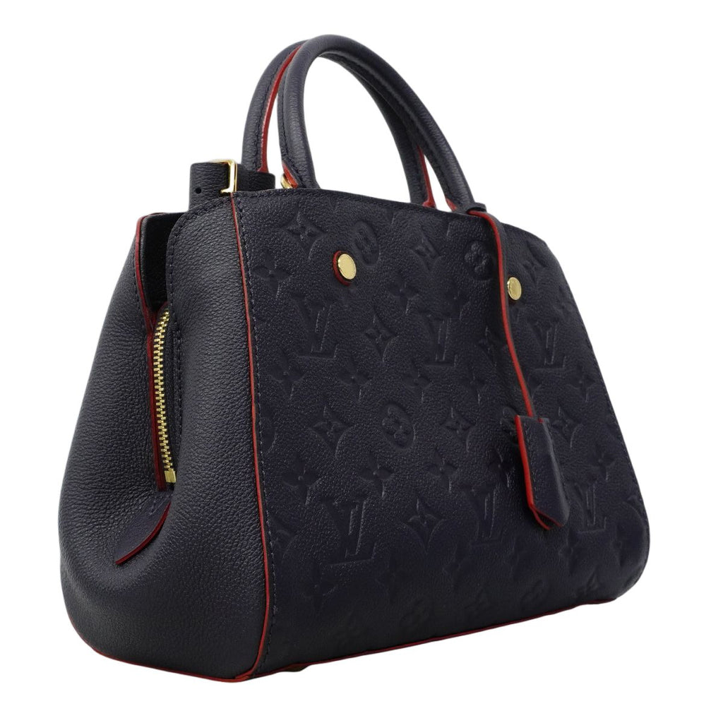 Louis Vuitton Handbag Monogram Empreinte Montaigne BB Marine 2-Way — view 2