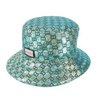 Gucci Reversible GG Lame Bucket Hat Metallic Hat Jacquard