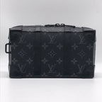 Louis Vuitton Monogram Eclipse Soft Trunk Wallet Shoulder Bag Price Negotiation — view 2