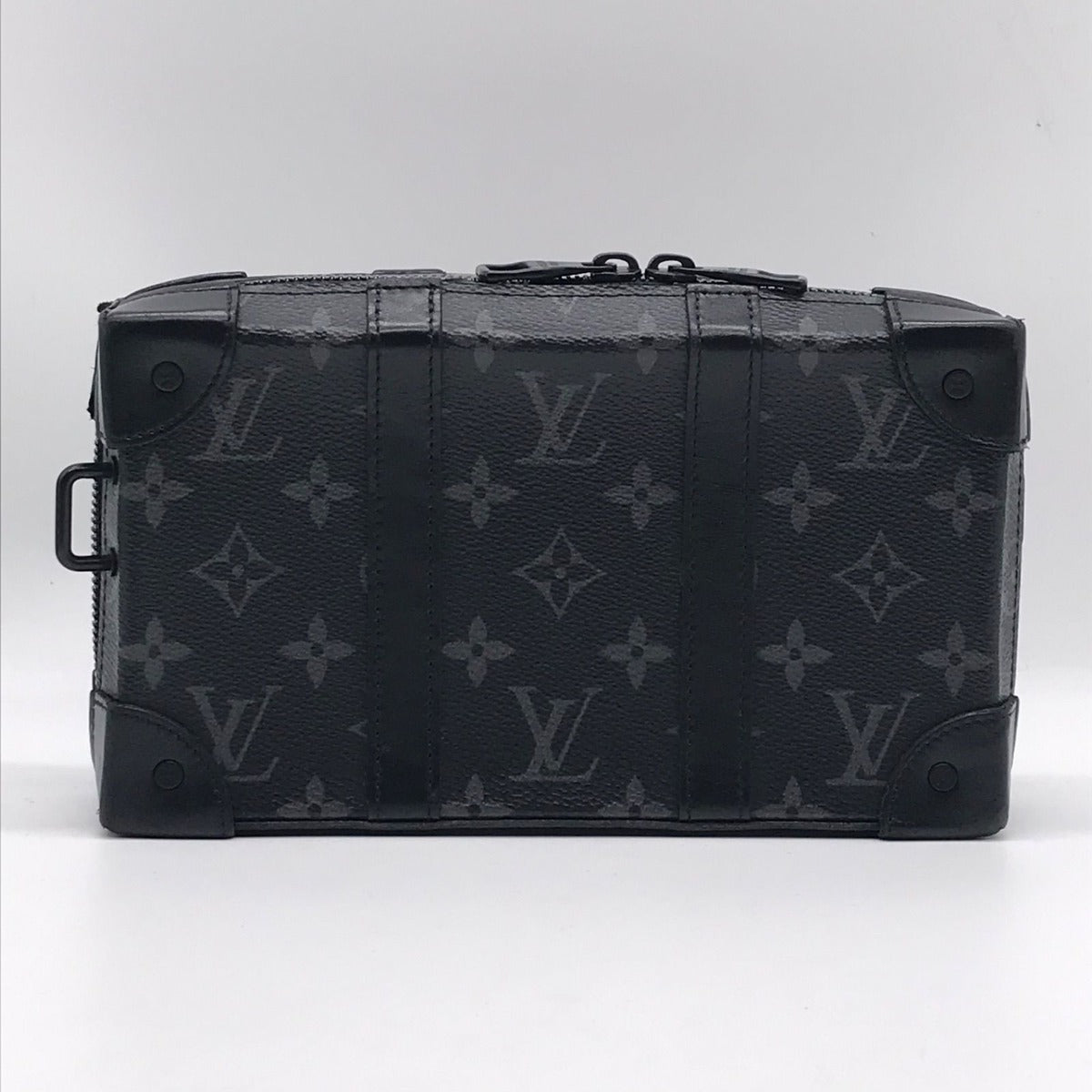 Louis Vuitton Monogram Eclipse Soft Trunk Wallet Shoulder Bag Price Negotiation — view 2