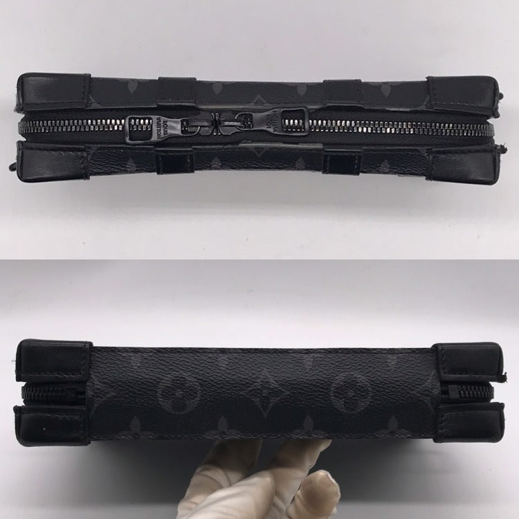 Louis Vuitton Monogram Eclipse Soft Trunk Wallet Shoulder Bag Price Negotiation — view 4