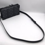 Louis Vuitton Monogram Eclipse Soft Trunk Wallet Shoulder Bag Price Negotiation — view 7
