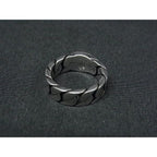 Gucci Interlocking Ring Silver Green